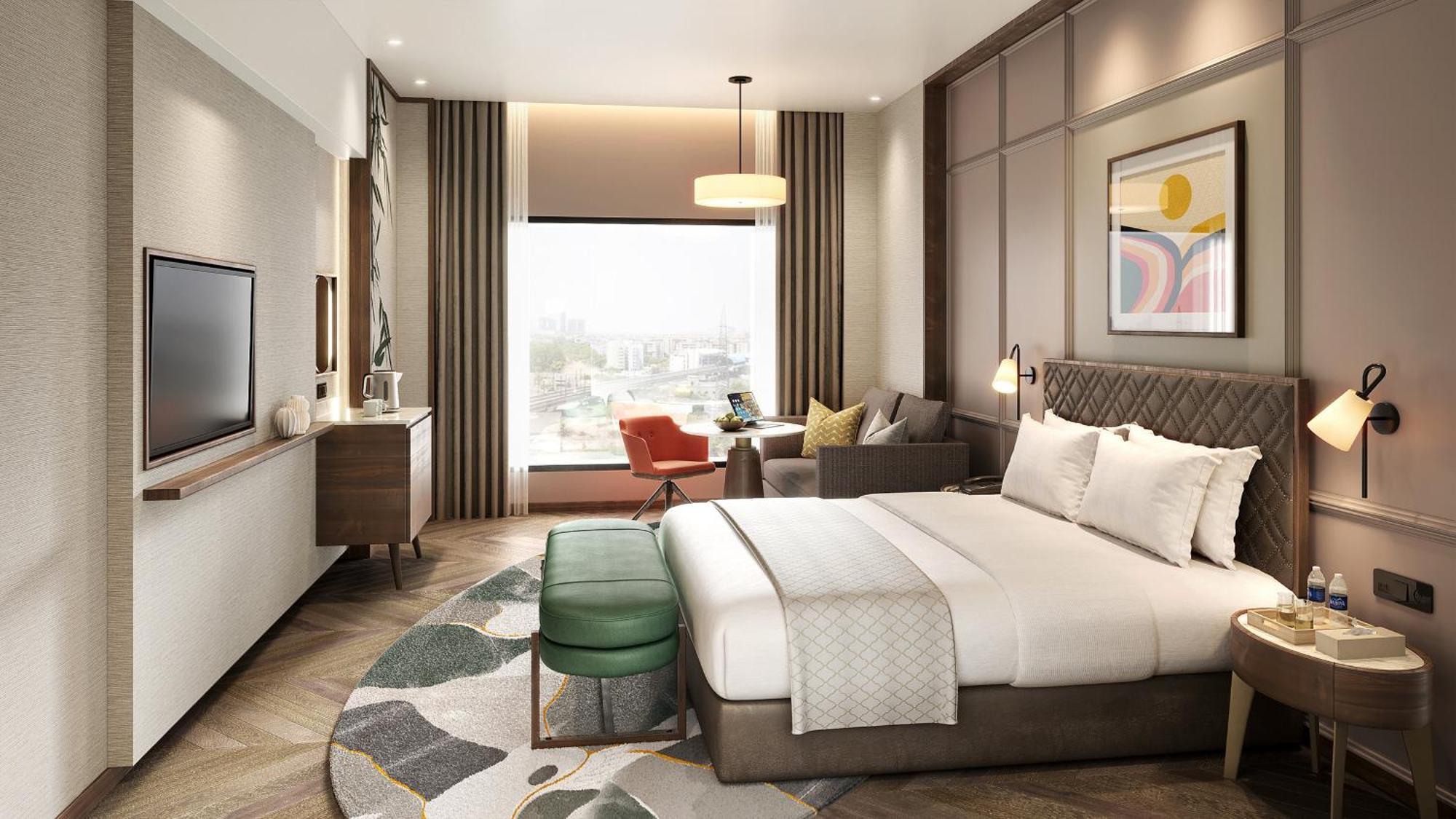 Holiday Inn New Delhi Mayur Vihar Noida By Ihg מראה חיצוני תמונה Deluxe Room